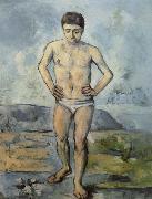 Paul Cezanne Man Standing,Hands on Hips USA oil painting artist